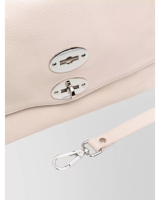 Zanellato Natural Daily Small Leather Shoulder Bag Top Handle