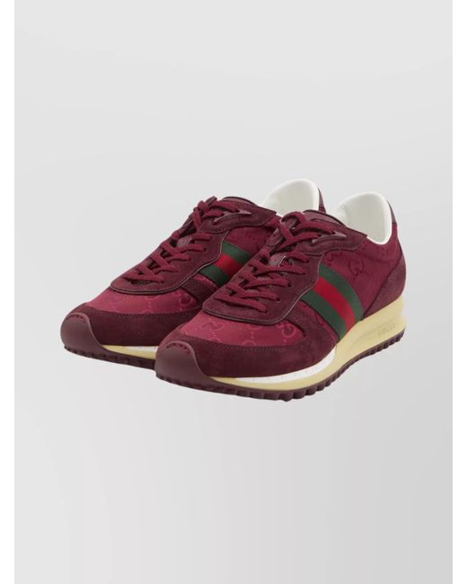 Gucci Red Re-Motion Original Gg Fabric Sneakers for men