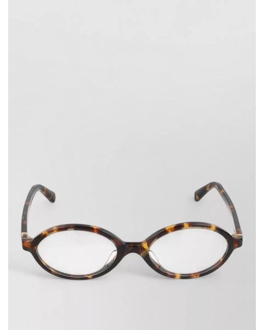 Miu Miu Metallic Sunglasses Model 0Mu 04Zs Oval Frame