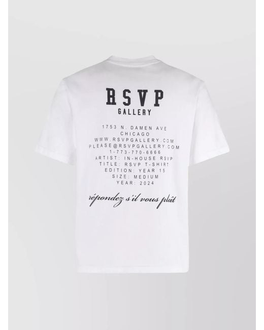 Agolde White Rsvp Gallery Cotton Crew-Neck T-Shirt for men