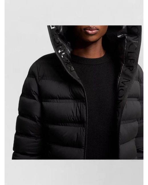 Moncler Black Down Hooded Short Puffer Jacket