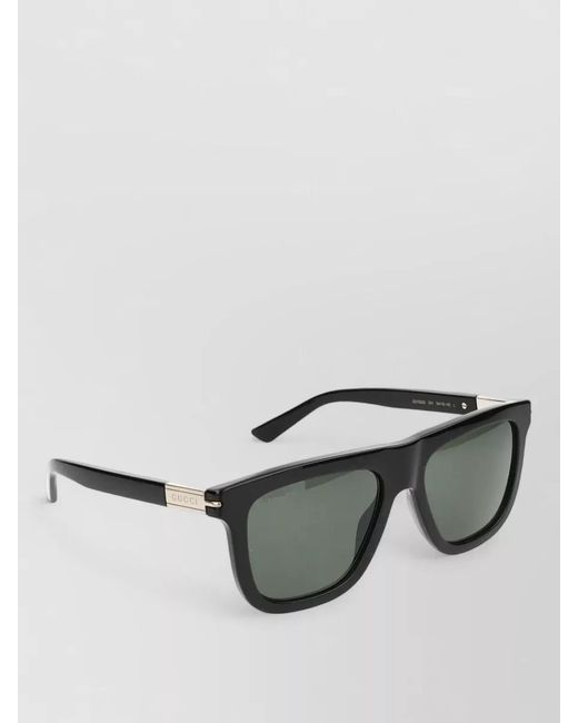 Gucci Gray Sunglasses Gg1502S 001 Square Frame for men