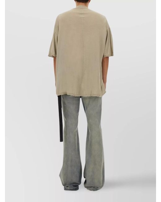 Rick Owens Natural Cotton Tommy T-Shirt for men