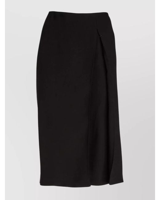 Ferragamo Black Pencil Skirt