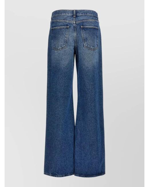 ARMARIUM Blue Luke Jeans Wide Leg Faded Wash