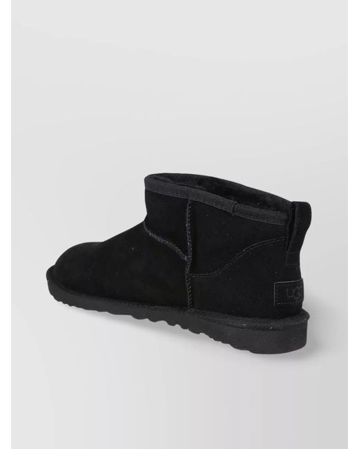 Ugg Black Suede Ankle Boots