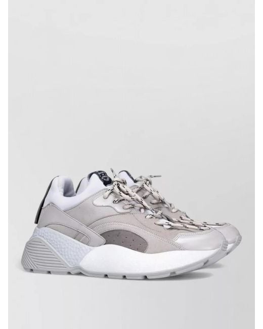 Stella McCartney White Vegan Leather Chunky Sneakers