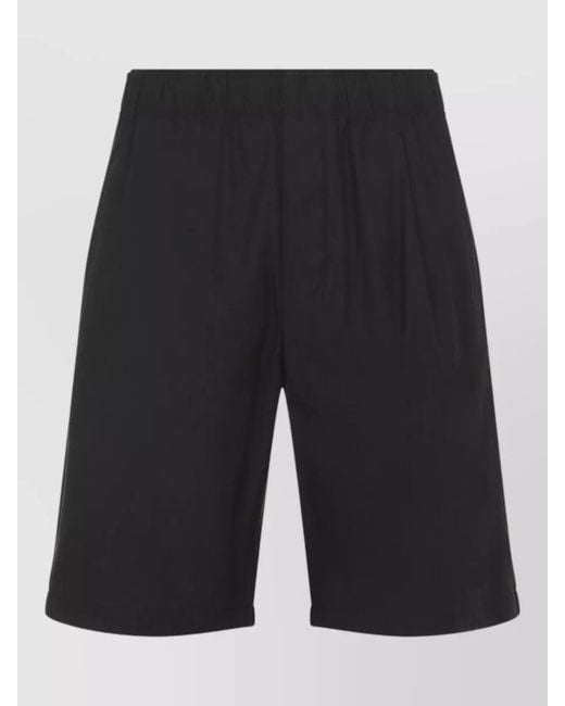Our Legacy Black Relaxed-Fit Bermuda Shorts for men
