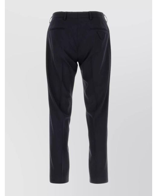 Prada Blue Cropped Trousers for men