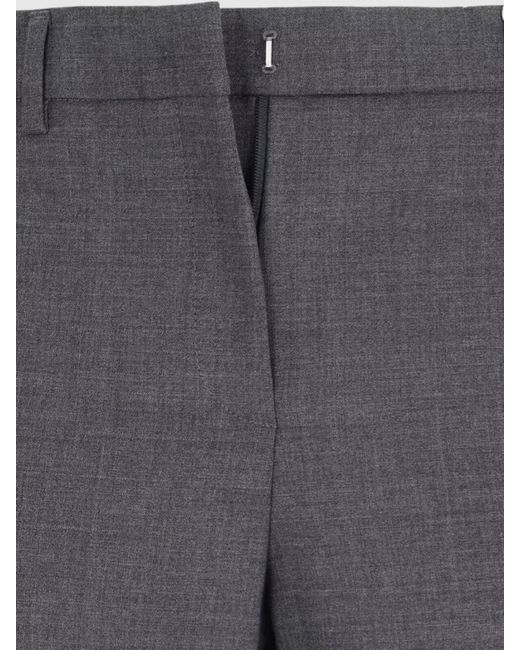 Incotex Gray Tapered Suit Trousers
