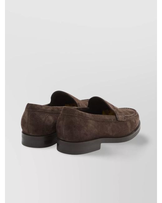 Tod's Brown Suede Leather Loafers for men