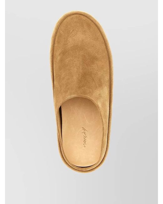 Marsèll Natural Cassapelle Suede Closed Toe Mule Slippers for men