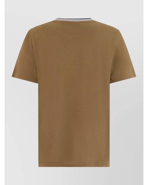 Boss Green Short Sleeve Cotton Crew Neck Polo for men