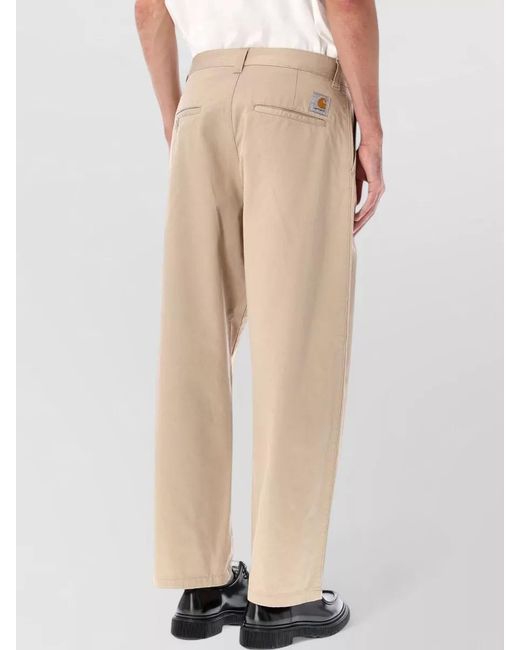 Carhartt Natural Cotton Relaxed-Fit Straight-Leg Trousers for men