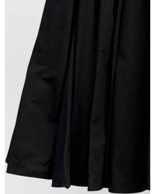 Balenciaga Black Cotton Maxi Skirt
