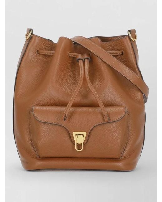Coccinelle Brown Leather Shoulder Bag