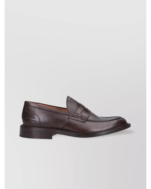 Tricker's Brown Leather Loafers for men