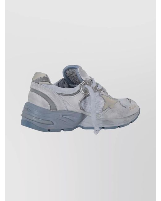 Golden Goose Deluxe Brand Gray Leather Low-Top Sneakers