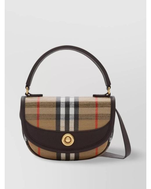 Burberry Multicolor Highlands Mini Canvas Shoulder Bag