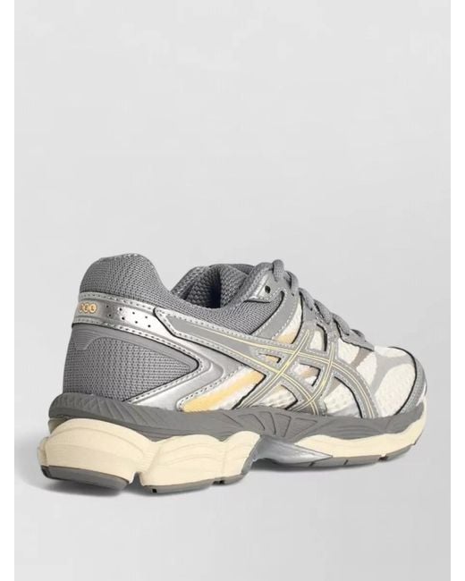 Asics Gray Cumulus Technical Fabric Sneakers Mesh Upper