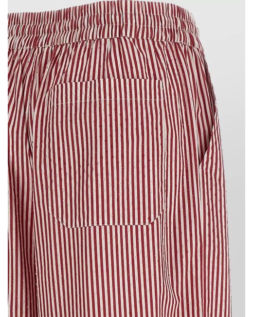 P.A.R.O.S.H. Pink Cashine Pants Wide Leg Back Pocket