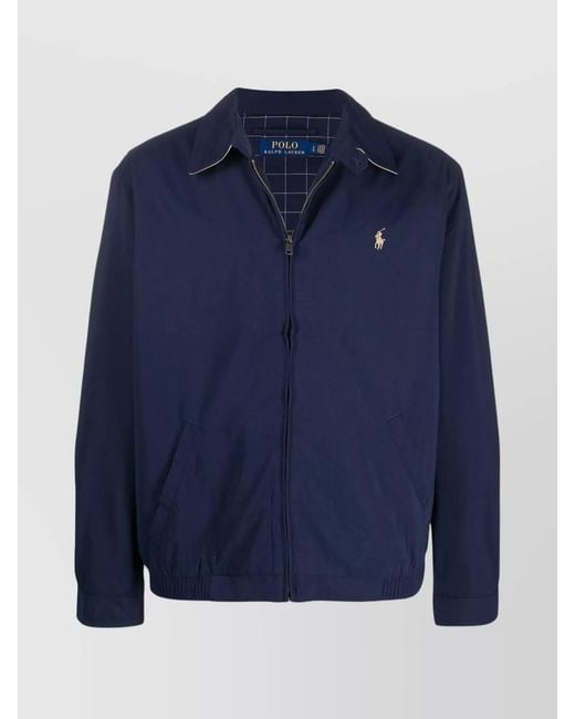 Polo Ralph Lauren Blue Lightweight Zipped Jacket for men
