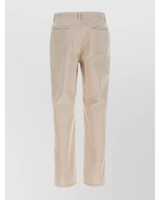 A.P.C. Natural Cotton Straight-Leg Trousers for men
