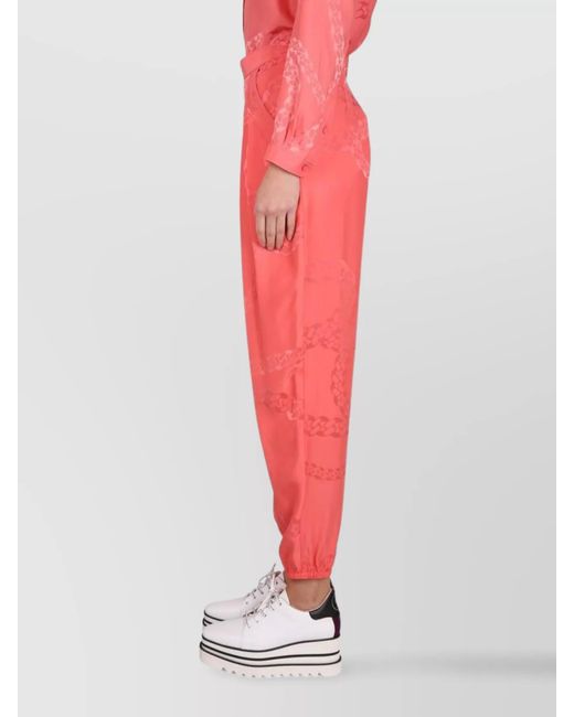Stella McCartney Silk Blend Tapered Trousers