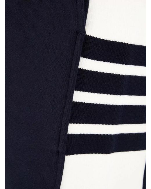 Thom Browne Blue Cotton Color Block Track Pants