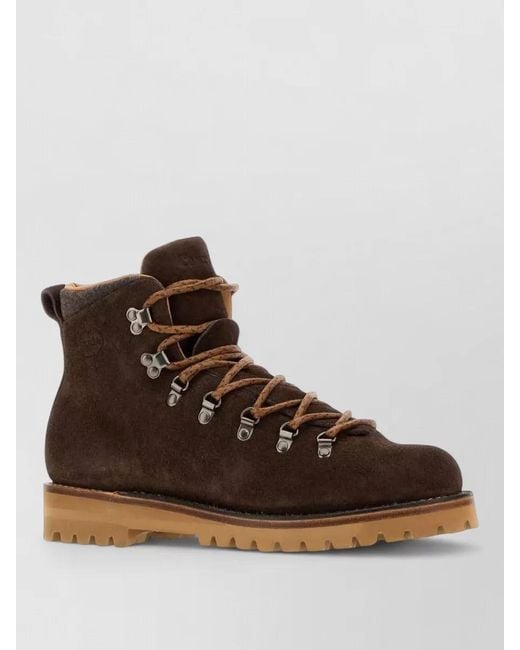 Church's Brown Poulton Suede Ankle Boots Chunky Sole for men