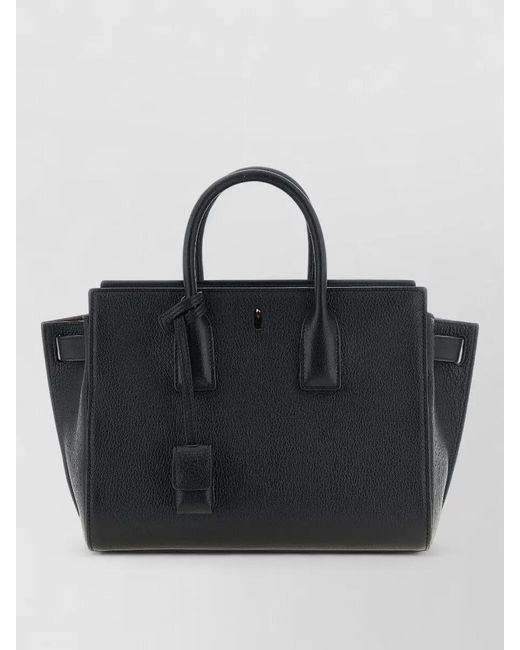 Saint Laurent Black Sac De Jour Small Tote Bag