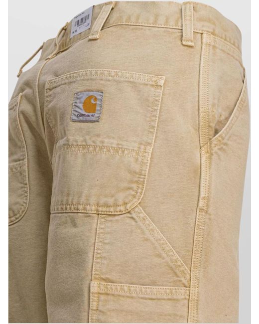 Carhartt Natural Organic Cotton Single Knee Straight-Leg Trousers for men