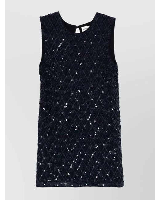 P.A.R.O.S.H. Blue Mini Dress