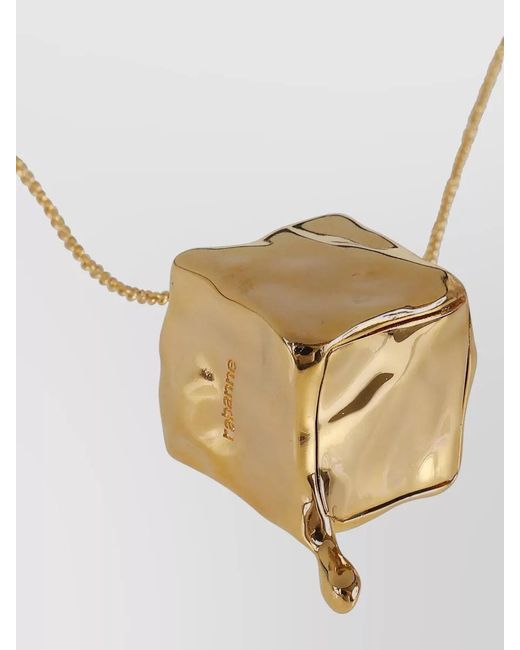 Rabanne White Brass Necklace