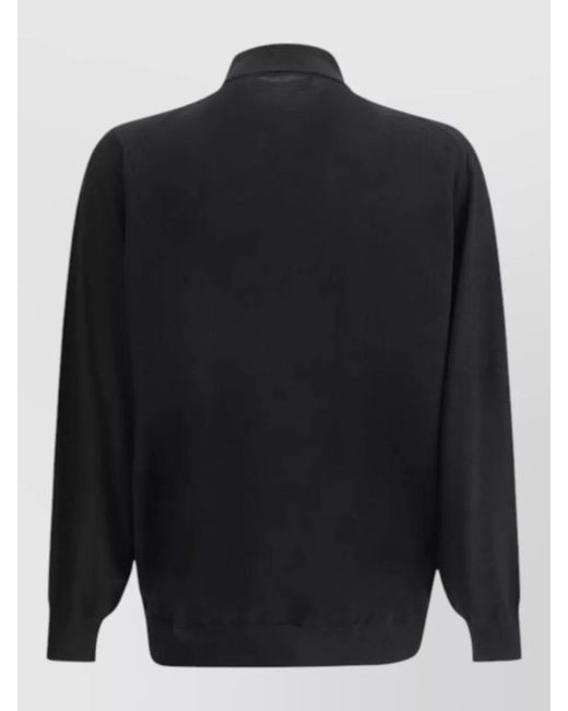 Brunello Cucinelli Blue Cashmere Jumper for men