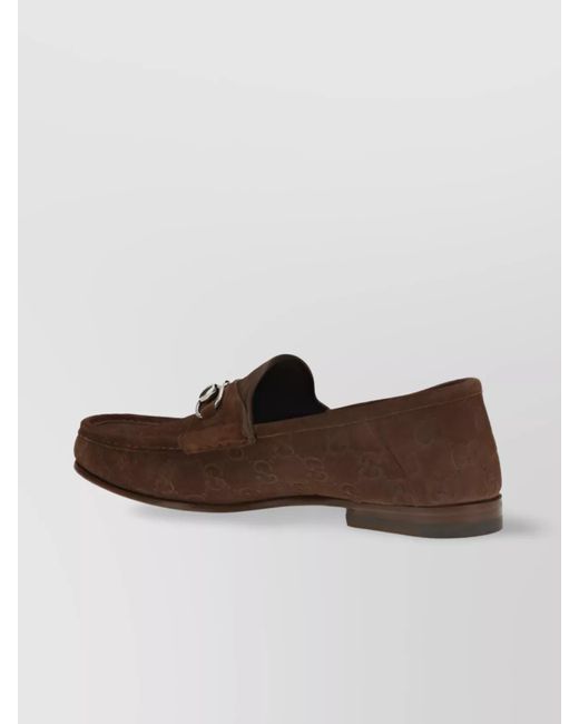 Gucci Brown Leather Loafers for men