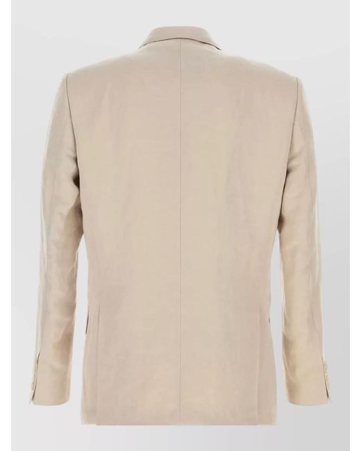 Boss Natural Lyocell Blend Double Breasted Blazer for men