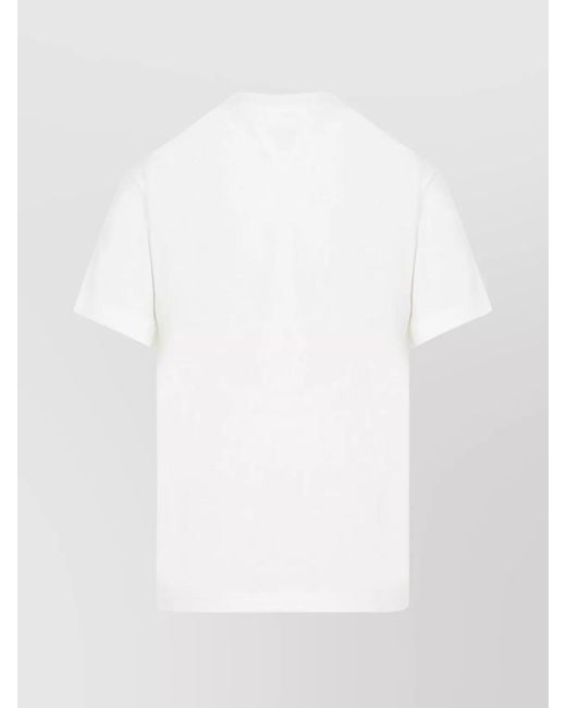 Bottega Veneta White Relaxed-Fit T-Shirt