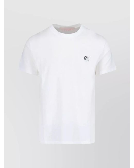 Valentino White Short Sleeve T-Shirt for men