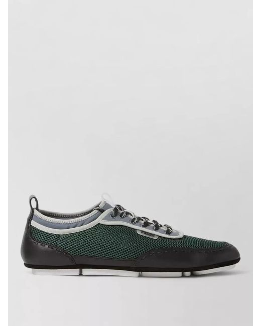 Fendi Multicolor Sneakers Contrast Sole Mesh Upper Pull Tab for men
