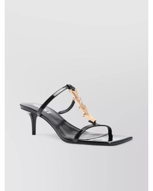 Versace Multicolor Leather Sandals