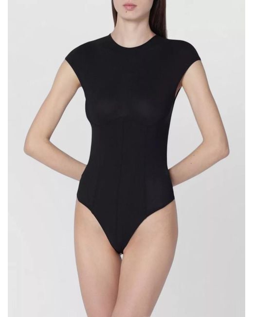 Agolde Black Nadia Bodysuit