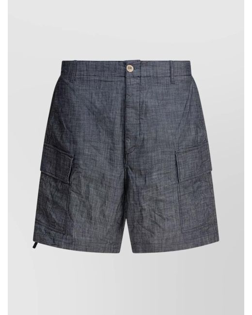 C P Company Gray Shorts Utility Multiple Pockets for men