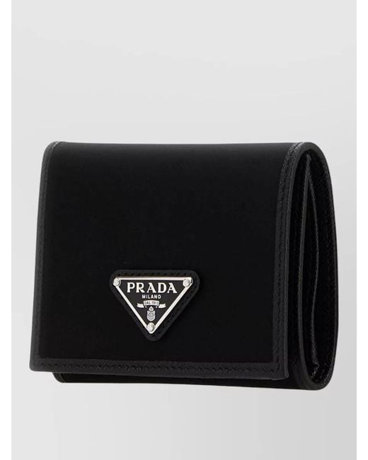 Prada Black Fabric Wallet for men