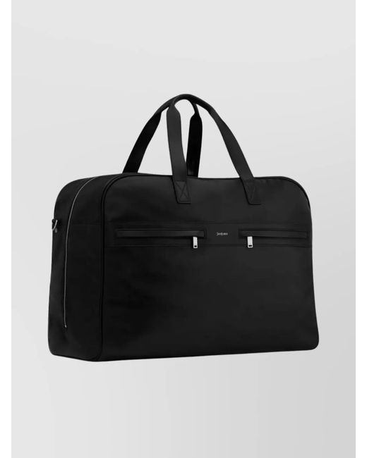 Saint Laurent Black Leather Shoulder Bag for men