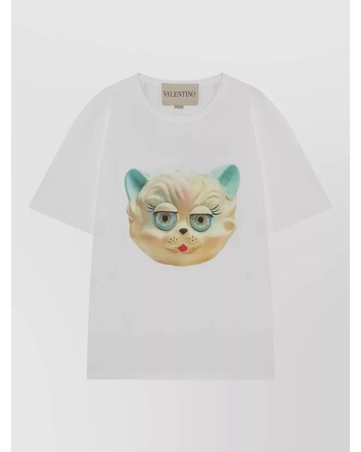 Valentino Multicolor Printed T-Shirt for men