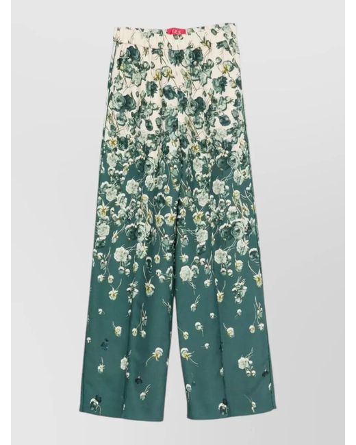 F.R.S For Restless Sleepers Green Floral Print Relaxed Lounge Trousers