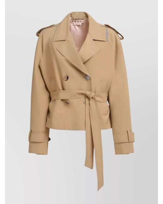 Marni Natural Cropped Jacket