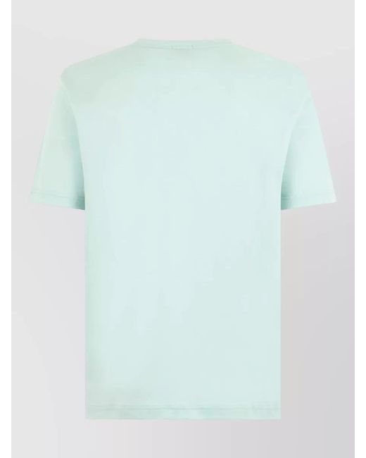 Boss Blue Cotton Regular-Fit Short-Sleeve Graphic-Print T-Shirt for men