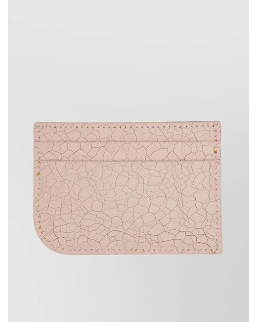McQueen Pink Leather Cardholder